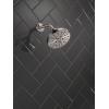 imageDELTA 52668BL UniversalShoweringComponents H2Okinetic 5Setting Raincan Shower Head Matte BlackStainless