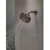 imageDELTA 52668BL UniversalShoweringComponents H2Okinetic 5Setting Raincan Shower Head Matte BlackVenetian Bronze