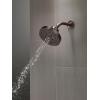 imageDELTA 52668BL UniversalShoweringComponents H2Okinetic 5Setting Raincan Shower Head Matte BlackVenetian Bronze
