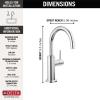 imageDELTA FAUCET 1930CZDST Contemporary Beverage Faucet Champagne BronzeChrome