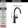 imageDELTA FAUCET 1930CZDST Contemporary Beverage Faucet Champagne BronzeMatte Black