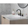 imageDelta Faucet Albion Widespread Bathroom Faucet 3Hole Matte Black Bathroom Sink Faucet 2Handle Bathroom Faucet Bath Faucet Metal PushPop Drain Assembly 12 GPM Flow Rate Matte Black 35855LFBLMatte Black  Champagne Bronze