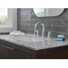 imageDelta Faucet Albion Widespread Bathroom Faucet 3Hole Matte Black Bathroom Sink Faucet 2Handle Bathroom Faucet Bath Faucet Metal PushPop Drain Assembly 12 GPM Flow Rate Matte Black 35855LFBLChrome