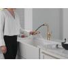 imageDelta Faucet Almari PullOut Kitchen Faucet Black Kitchen Faucets with PullOut Sprayer Kitchen Sink Faucet Faucet for Kitchen Sink with Magnetic Docking Matte Black 16943BLDSTChampagne Bronze