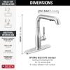 imageDelta Faucet Almari PullOut Kitchen Faucet Black Kitchen Faucets with PullOut Sprayer Kitchen Sink Faucet Faucet for Kitchen Sink with Magnetic Docking Matte Black 16943BLDSTChrome