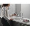 imageDelta Faucet Almari PullOut Kitchen Faucet Black Kitchen Faucets with PullOut Sprayer Kitchen Sink Faucet Faucet for Kitchen Sink with Magnetic Docking Matte Black 16943BLDSTChrome