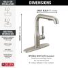 imageDelta Faucet Almari PullOut Kitchen Faucet Black Kitchen Faucets with PullOut Sprayer Kitchen Sink Faucet Faucet for Kitchen Sink with Magnetic Docking Matte Black 16943BLDSTStainless
