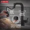 imageDelta Faucet Junction Matte Black Kitchen Faucet Black Kitchen Faucets with Pull Down Sprayer Kitchen Sink Faucet Faucet for Kitchen Sink Magnetic Docking Spray Head Matte Black 19825LFBLMatte Black