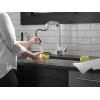 imageDelta Faucet Junction Matte Black Kitchen Faucet Black Kitchen Faucets with Pull Down Sprayer Kitchen Sink Faucet Faucet for Kitchen Sink Magnetic Docking Spray Head Matte Black 19825LFBLChrome