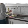 imageDelta Faucet Junction Matte Black Kitchen Faucet Black Kitchen Faucets with Pull Down Sprayer Kitchen Sink Faucet Faucet for Kitchen Sink Magnetic Docking Spray Head Matte Black 19825LFBLSpotshield Stainless