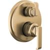 imageDelta Faucet Tetra 14 Series Matte Black 3Setting Integrated Diverter Valve Trim Kit Black Diverter Valve Trim Kit Shower Trim Kit Matte Black T24889BL Valve Not IncludedLumicoat Champagne Bronze