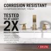 imageDelta Faucet Vero Widespread Bathroom Faucet 3 Hole Gold Bathroom Faucet Bathroom Sink Faucet 2 Handle Bathroom Faucet Bath Faucet Metal Drain Assembly Champagne Bronze 3553LFCZChampagne Bronze