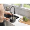 imageDelta Faucet Westville Matte Black Kitchen Faucet Black Kitchen Faucets with Pull Down Sprayer Kitchen Sink Faucet Faucet for Kitchen Sink Magnetic Docking Spray Head Matte Black 9110BLDSTMatte Black