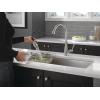 imageDelta Faucet Westville Matte Black Kitchen Faucet Black Kitchen Faucets with Pull Down Sprayer Kitchen Sink Faucet Faucet for Kitchen Sink Magnetic Docking Spray Head Matte Black 9110BLDSTArctic Stainless