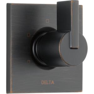 imageDelta Faucet Vero 3Setting Shower Handle Diverter Trim Kit Diverter Valve Trim Kit Gold 3 Way Shower Diverter Delta Diverter Trim Champagne Bronze T11853CZ Valve Not IncludedVenetian Bronze