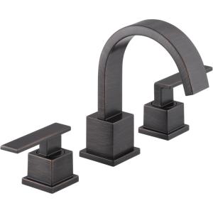 imageDelta Faucet Vero Widespread Bathroom Faucet 3 Hole Gold Bathroom Faucet Bathroom Sink Faucet 2 Handle Bathroom Faucet Bath Faucet Metal Drain Assembly Champagne Bronze 3553LFCZVenetian Bronze