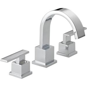 imageDelta Faucet Vero Widespread Bathroom Faucet 3 Hole Gold Bathroom Faucet Bathroom Sink Faucet 2 Handle Bathroom Faucet Bath Faucet Metal Drain Assembly Champagne Bronze 3553LFCZChrome