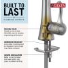 imageDELTA 15897LFBL Esato Bath Faucet Matte BlackChrome