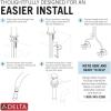 imageDELTA 15897LFBL Esato Bath Faucet Matte BlackChrome