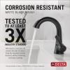 imageDELTA 15897LFBL Esato Bath Faucet Matte BlackMatte Black