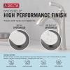 imageDELTA 15897LFBL Esato Bath Faucet Matte BlackSpotshield Brushed Nickel