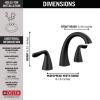 imageDELTA 35840LFCZ Arvo Bath Faucet Champagne BronzeMatte Black