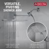 imageDelta Faucet 10inch Raincan Shower Head and Hand Held Shower Combo Black Square Shower Head Rainfall Shower Head Hand Shower High Pressure Shower Head 175 GPM Flow Rate Matte Black 75527BLChrome
