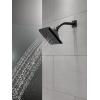 imageDelta Faucet 5Spray H2Okinetic Raincan Shower Head Black Showerhead Square Shower Head Delta Shower Head Water Saving Shower Head Matte Black 52664BL