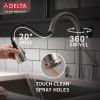 imageDelta Faucet Kate Pull Down Kitchen Faucet Brushed Nickel with Pull Down Sprayer Kitchen Sink Faucet Faucet for Kitchen Sink Soap Dispenser Stainless 16970SSSDDSTStainless