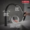imageDelta Faucet Keele Kitchen Faucet with Pull Down Sprayer Champagne Gold Kitchen Sink Faucet Modern Kitchen Faucet Kitchen Faucet Sprayer Single Hole Kitchen Faucet Champagne Bronze 19824LFCZMatte Black