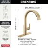 imageDelta Faucet Keele Kitchen Faucet with Pull Down Sprayer Champagne Gold Kitchen Sink Faucet Modern Kitchen Faucet Kitchen Faucet Sprayer Single Hole Kitchen Faucet Champagne Bronze 19824LFCZChampagne Bronze