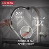 imageDelta Faucet Keele Kitchen Faucet with Pull Down Sprayer Champagne Gold Kitchen Sink Faucet Modern Kitchen Faucet Kitchen Faucet Sprayer Single Hole Kitchen Faucet Champagne Bronze 19824LFCZSpotshield Stainless