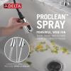 imageDelta Faucet Renaldi Bridge Kitchen Faucet with Pull Down Sprayer Matte Black 3Hole Kitchen Faucet Kitchen Sink Faucet Delta ProClean Kitchen Faucet Matte Black 2384LBLDSTLumicoat Chrome