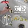 imageDelta Faucet Renaldi Bridge Kitchen Faucet with Pull Down Sprayer Matte Black 3Hole Kitchen Faucet Kitchen Sink Faucet Delta ProClean Kitchen Faucet Matte Black 2384LBLDSTLumicoat Polished Nickel