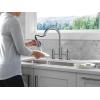 imageDelta Faucet Renaldi Bridge Kitchen Faucet with Pull Down Sprayer Matte Black 3Hole Kitchen Faucet Kitchen Sink Faucet Delta ProClean Kitchen Faucet Matte Black 2384LBLDSTLumicoat Arctic Stainless