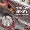 imageDelta Faucet Renaldi Bridge Kitchen Faucet with Pull Down Sprayer Matte Black 3Hole Kitchen Faucet Kitchen Sink Faucet Delta ProClean Kitchen Faucet Matte Black 2384LBLDSTLumicoat Champagne Bronze