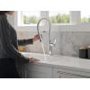 imageDelta Faucet Rhett Pro Commercial Style Kitchen Faucet Kitchen Faucets with Pull Down Sprayer Brushed Nickel Kitchen Sink Faucet Faucet for Kitchen Sink with Magnetic Dock Stainless 18887SSDSTChrome