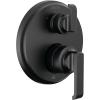imageDelta Faucet Tetra 14 Series Matte Black 6Setting Integrated Diverter Valve Trim Kit Black Diverter Valve Trim Kit Shower Trim Kit Matte Black T24989BL Valve Not IncludedMatte Black