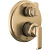 imageDelta Faucet Tetra 14 Series Matte Black 6Setting Integrated Diverter Valve Trim Kit Black Diverter Valve Trim Kit Shower Trim Kit Matte Black T24989BL Valve Not IncludedLumicoat Champagne Bronze