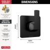 imageDelta Faucet Velum Gold 3Setting Diverter Trim Kit Diverter Valve Kit Gold Shower Diverter Champagne Bronze T11837CZ Valve Not IncludedMatte Black