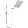 imageDelta Faucet 10inch Raincan Shower Head and Hand Held Shower Combo Black Square Shower Head Rainfall Shower Head Hand Shower High Pressure Shower Head 175 GPM Flow Rate Matte Black 75527BLChrome