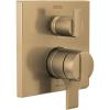imageDelta Faucet Ara 17 Series 6Setting Integrated Diverter Valve Trim Kit Gold Diverter Valve Trim Kit Shower Trim Kit Champagne Bronze T27967CZ Valve Not IncludedChampagne Bronze