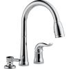 imageDelta Faucet Kate Pull Down Kitchen Faucet Brushed Nickel with Pull Down Sprayer Kitchen Sink Faucet Faucet for Kitchen Sink Soap Dispenser Stainless 16970SSSDDSTChrome