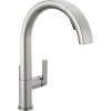 imageDelta Faucet Keele Kitchen Faucet with Pull Down Sprayer Champagne Gold Kitchen Sink Faucet Modern Kitchen Faucet Kitchen Faucet Sprayer Single Hole Kitchen Faucet Champagne Bronze 19824LFCZSpotshield Stainless