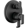 imageDelta Faucet Tetra 14 Series Matte Black 6Setting Integrated Diverter Valve Trim Kit Black Diverter Valve Trim Kit Shower Trim Kit Matte Black T24989BL Valve Not IncludedMatte Black