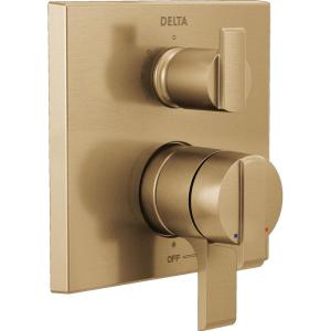 imageDelta Faucet Ara 17 Series 3Setting Integrated Diverter Valve Trim Kit Chrome Diverter Valve Trim Kit Shower Trim Kit Chrome T27867 Valve Not IncludedChampagne Bronze