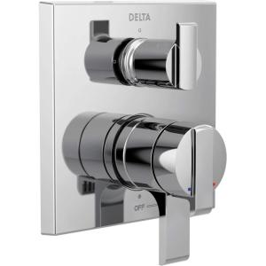 imageDelta Faucet Ara 17 Series 3Setting Integrated Diverter Valve Trim Kit Chrome Diverter Valve Trim Kit Shower Trim Kit Chrome T27867 Valve Not IncludedChrome