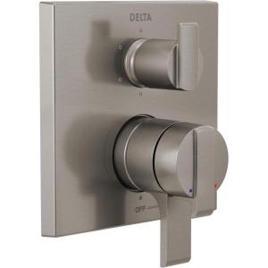 imageDelta Faucet Ara 17 Series 6Setting Integrated Diverter Valve Trim Kit Gold Diverter Valve Trim Kit Shower Trim Kit Champagne Bronze T27967CZ Valve Not IncludedStainless