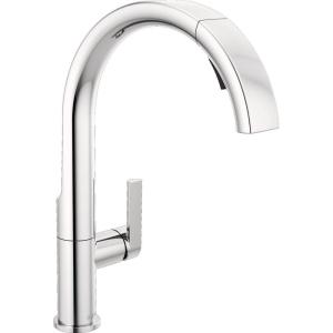 imageDelta Faucet Keele Kitchen Faucet with Pull Down Sprayer Champagne Gold Kitchen Sink Faucet Modern Kitchen Faucet Kitchen Faucet Sprayer Single Hole Kitchen Faucet Champagne Bronze 19824LFCZChrome