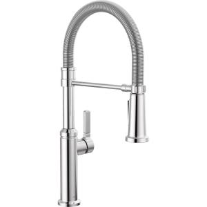 imageDelta Faucet Rhett Pro Commercial Style Kitchen Faucet Kitchen Faucets with Pull Down Sprayer Brushed Nickel Kitchen Sink Faucet Faucet for Kitchen Sink with Magnetic Dock Stainless 18887SSDSTChrome